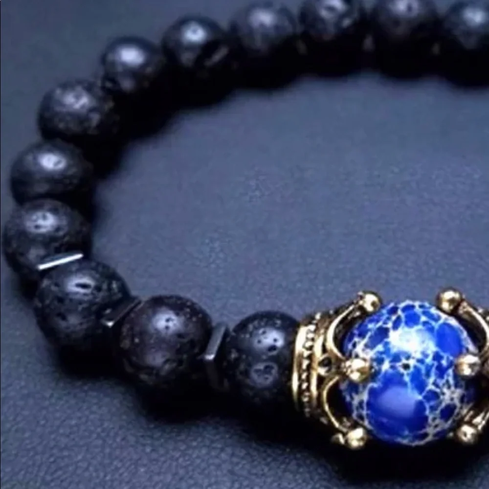 Crown Jewel Unisex Charm Bracelet